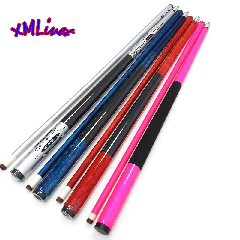 Xmlivetカラフルなカーボンファイバービリヤードキュースティック13mm