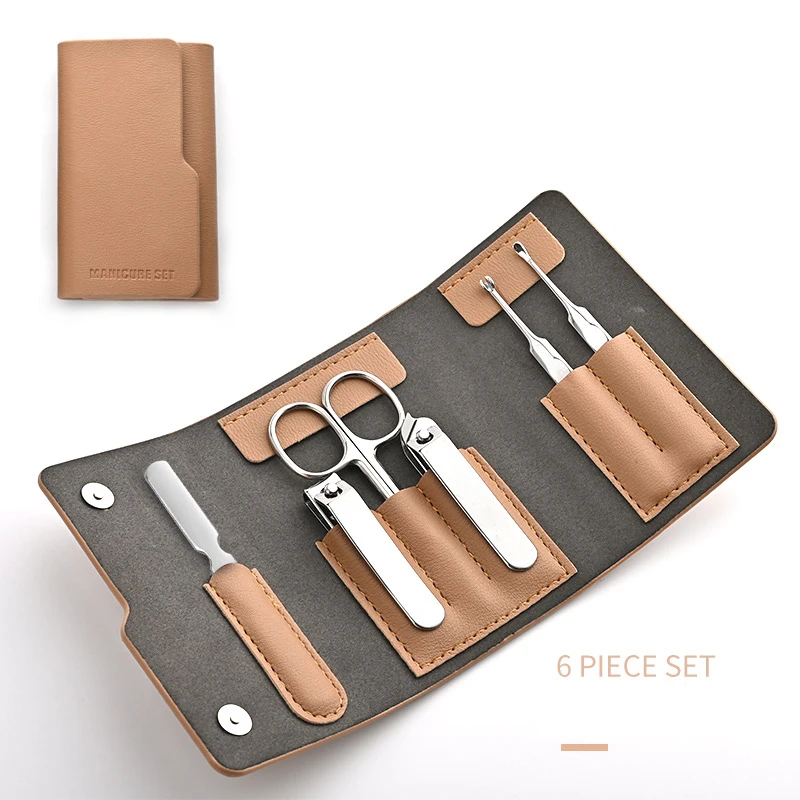 Factory Direct Sales Popular Beauty Set Professional Pedicure Kit 6 Piece Manicure Set