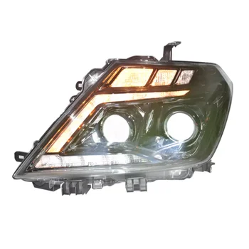 Car Led two Lens Head Light Headlight For nissan patrol y62 2012-2019  Head Lamp Front Light Modified