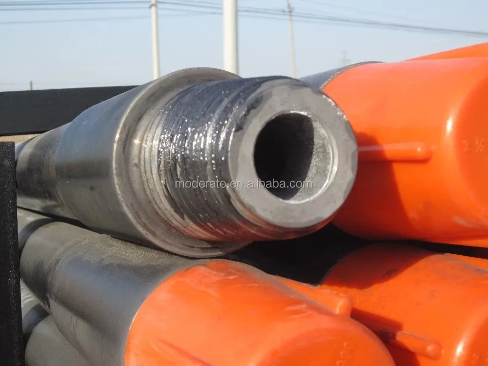 2 3/8 1m 2m 3m DTH Spare Parts Drill Pipe Auger Drill Rod for Drill Machine