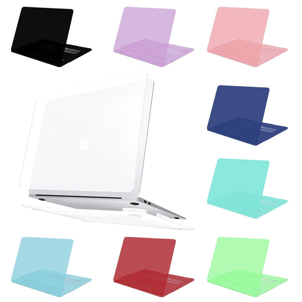
 Soft Touch Crystal Hard Shell Laptop accessories For Macbook Air Cover 11 12 13 inch Crystal Cover For MacBook Pro Case  