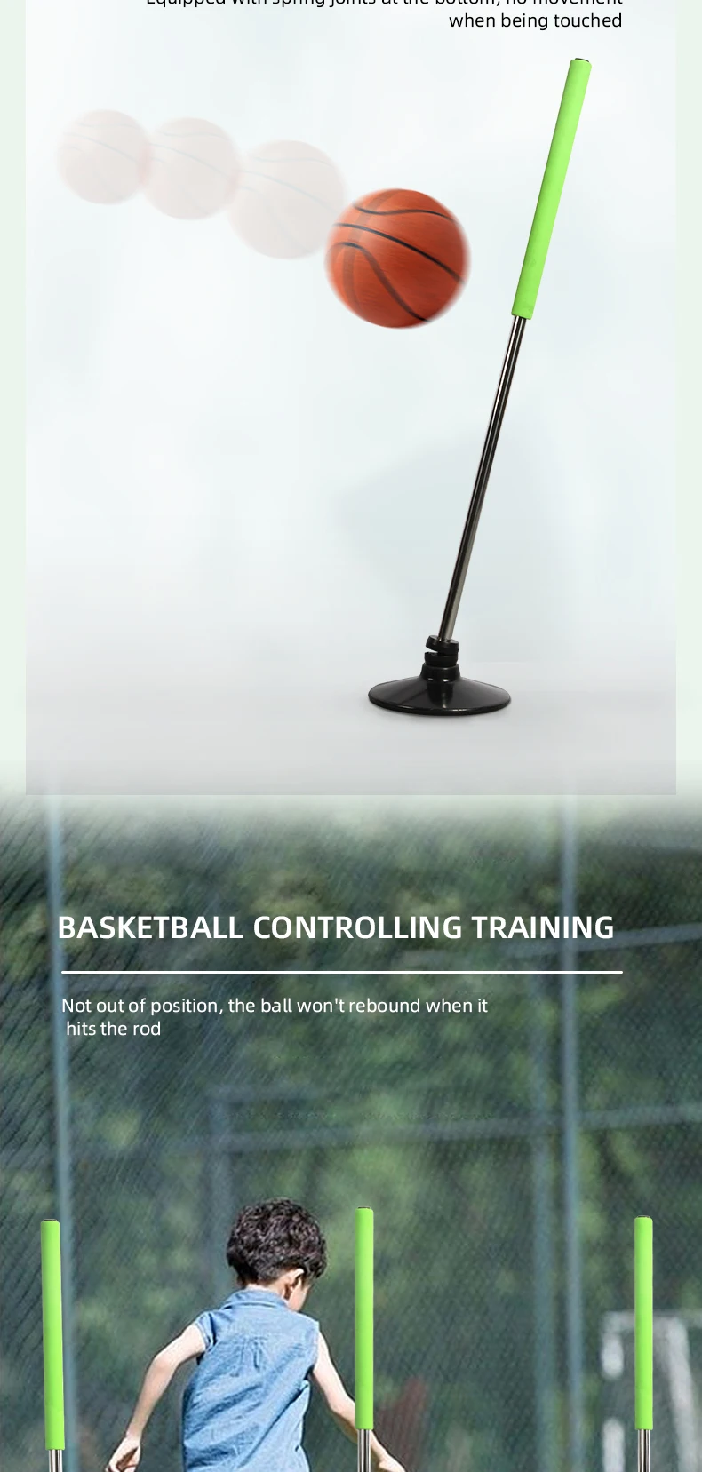 Wholesale Agility Pole Tumbler Training Rod Flexible Speed Reaction