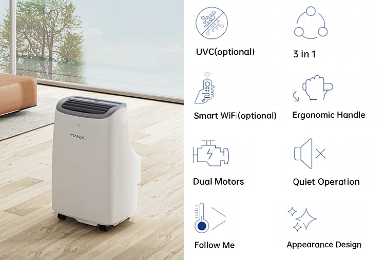 portable ac child proof window air conditioner