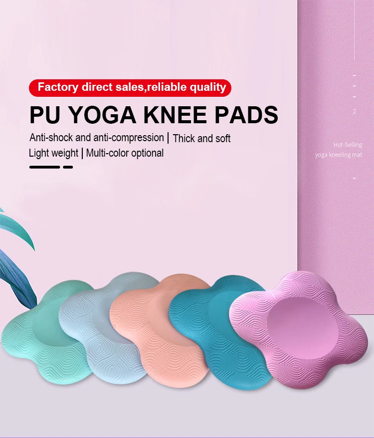 Factory Price 2 Packs Yoga Knee Pad Stackable Yoga Cushions Extra Thick