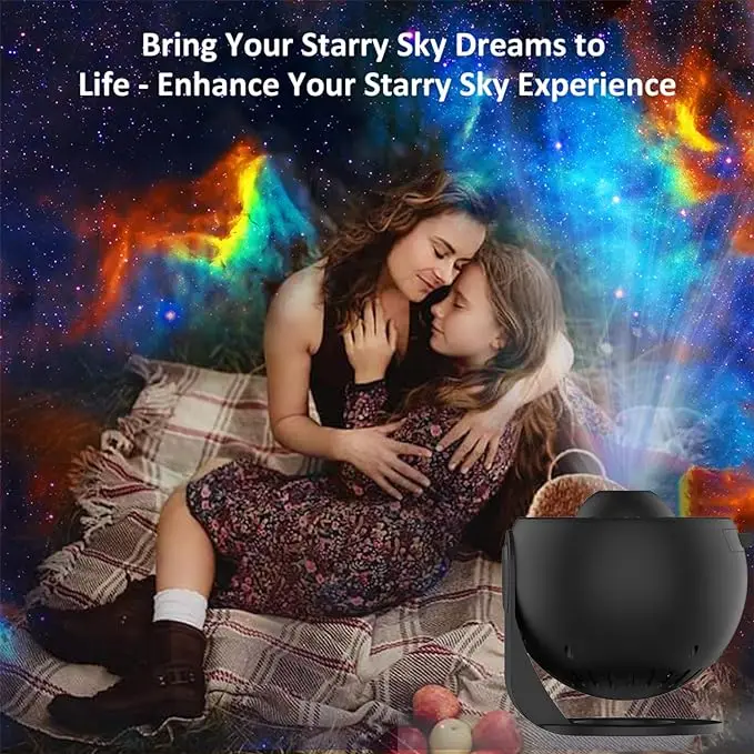 2025 Space Gray Planetarium Star Projector - Realistic Galaxy Mood