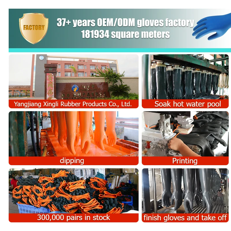 Xingli многоразовые ежедневные биоразлагаемые экологически чистые бытовые чистящие перчатки оптовая продажа водонепроницаемые женские для мытья посуды