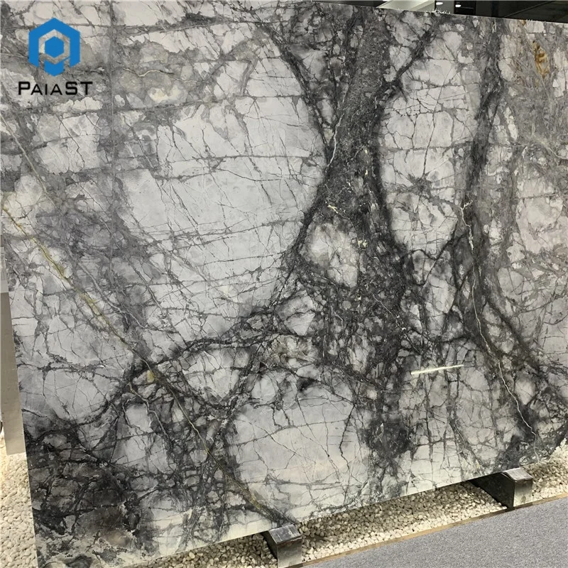 product brazil best quality wholesale invisible grey marble slab for countertop and wall-5
