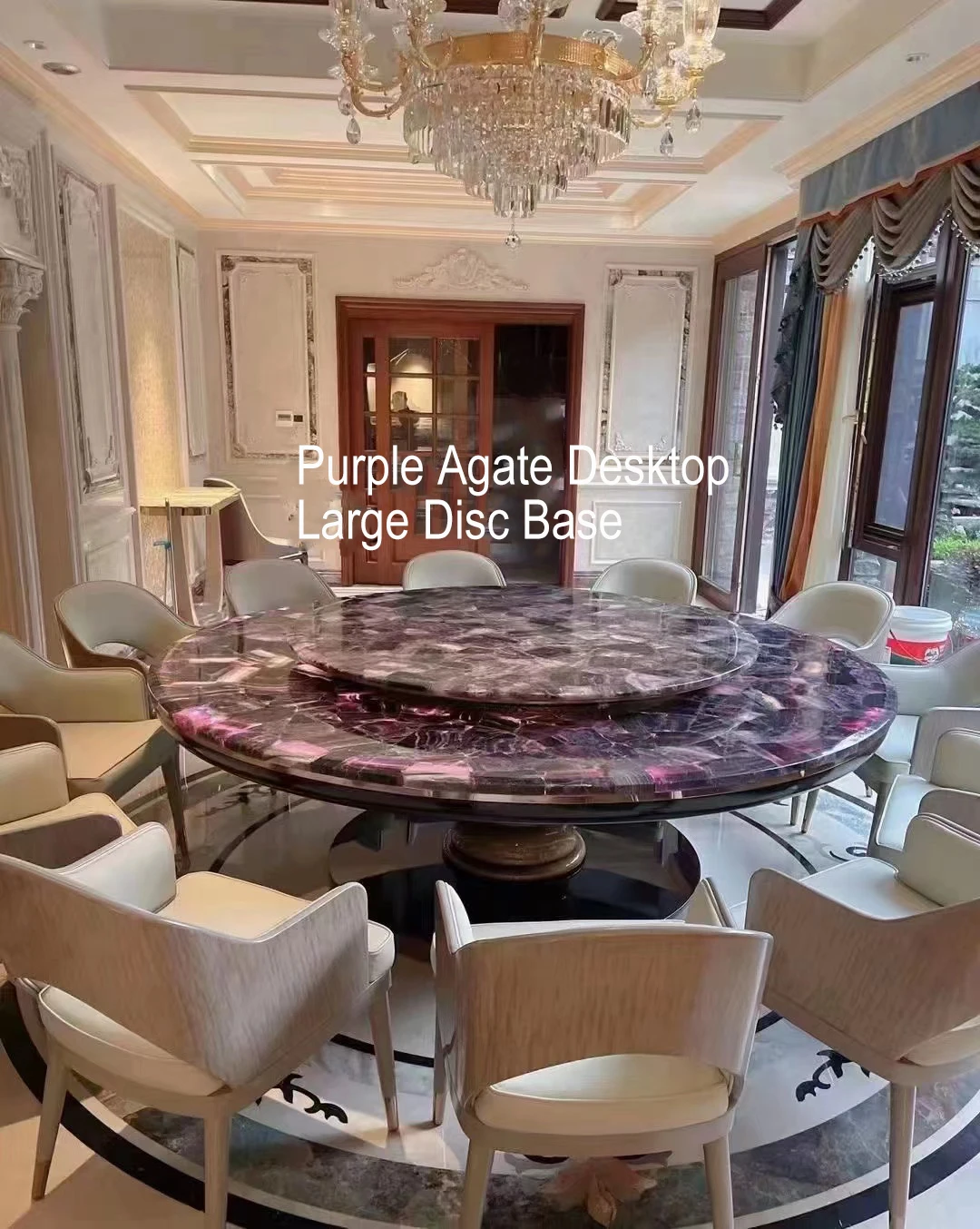 YDSTONE Exquisite Natural Luxury Polished Marble Dining Table - Perfect for Elegant Home Decor supplier