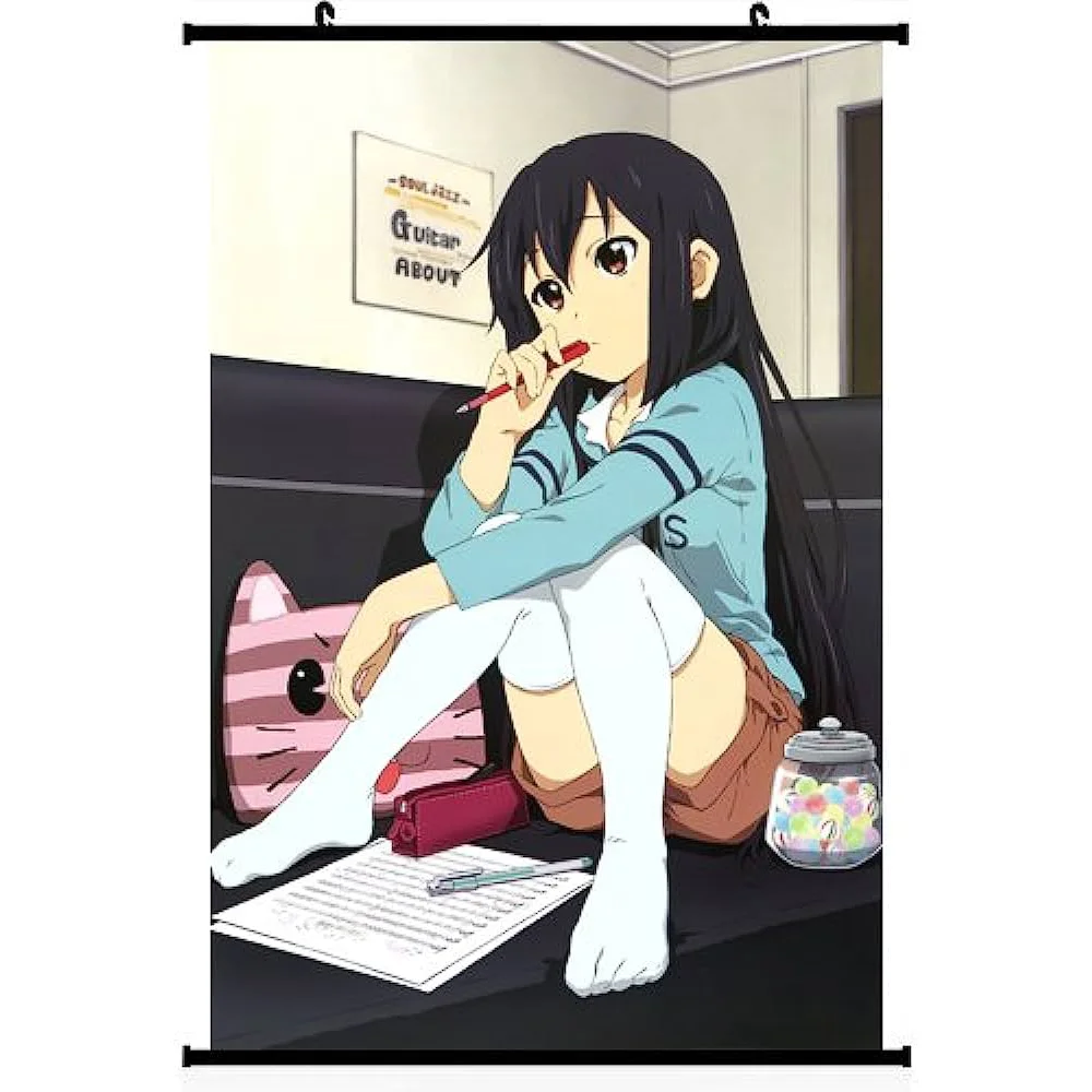 Custom Scroll Banner Minimalist Full Color Printing Canvas Poster Japanese Anime Wall Hanging Banner for Home Decor