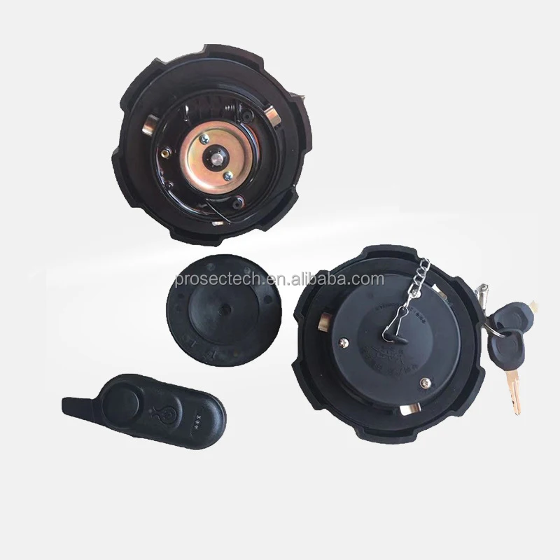 Truck Antitheft Fuel Tank Cap Cover With Key Lock Oil Stealing Alarm