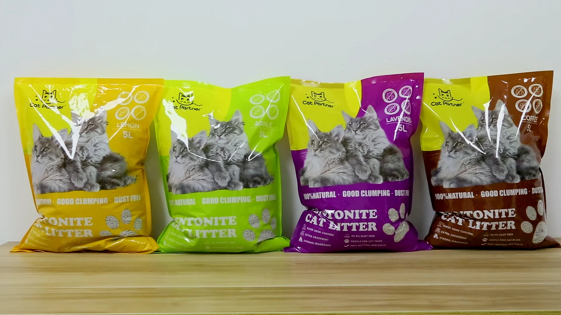 Oem Manufacturers Premium Dust Free 100 Natural Sodium Cat Sand Lemon