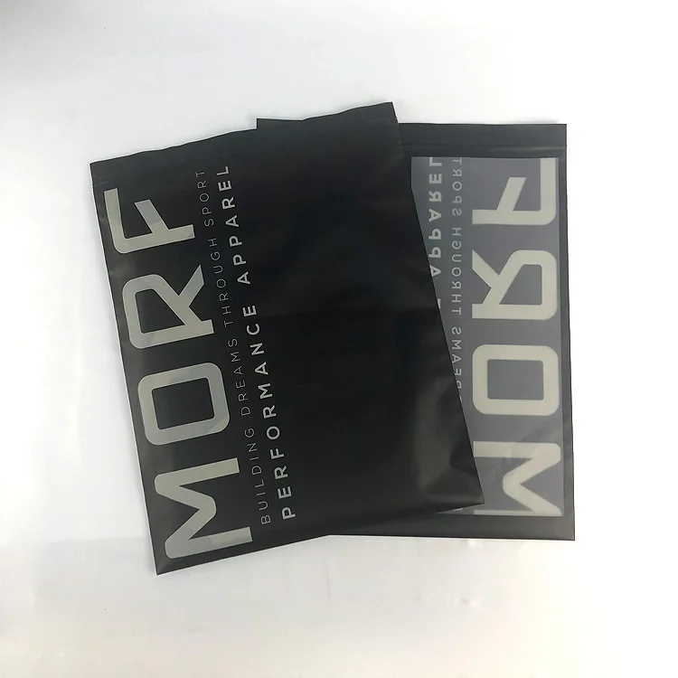 Popular in Washington D.C. plastic bag printer self seal packets 1side zipper lock clear bag supplier