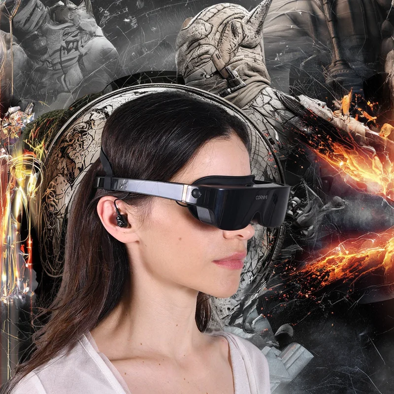 CORNMI VR Headset Immersive 3D Experience for PS4 Android