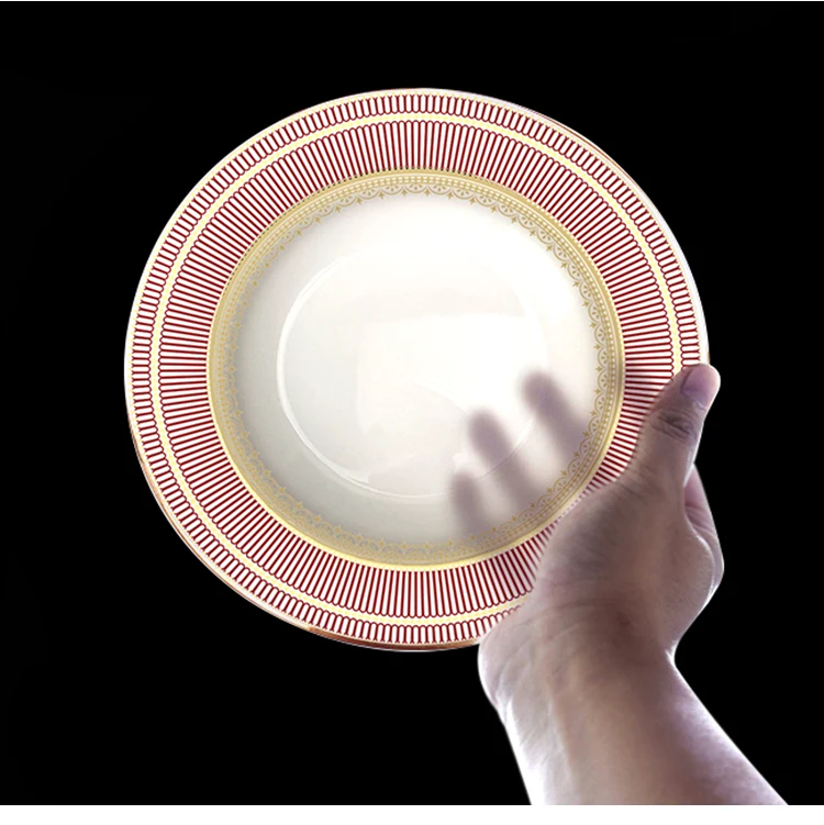 Handmade Bone China Plates Wholesale Porcelain Dinner Sets Dinnerware