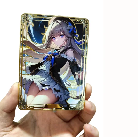 Custom Gold Metal Field Center Card Yugioh Metal Cards
