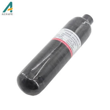 ALSAFE 800cc 300bar Carbon Fiber Air Tanks for PCP Gas Cylinder 0.8l Compressed air Bottle