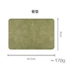 Set de table rectangulaire couleur matcha