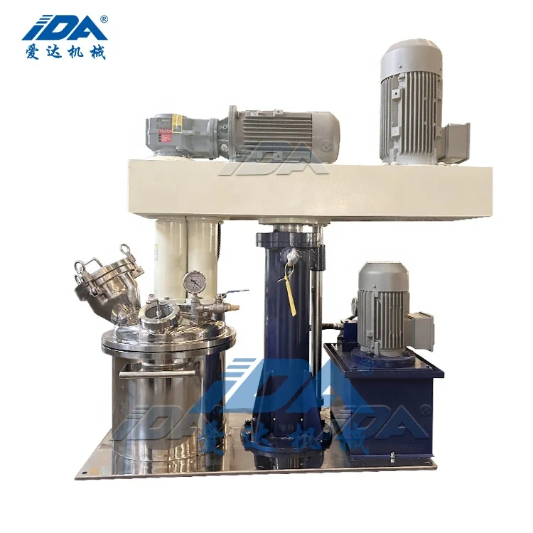 Paint Mixing Machine Ink Manufacturing Equipment Hydraulic Lifting Butterfly High Speed Dispersing Mixer