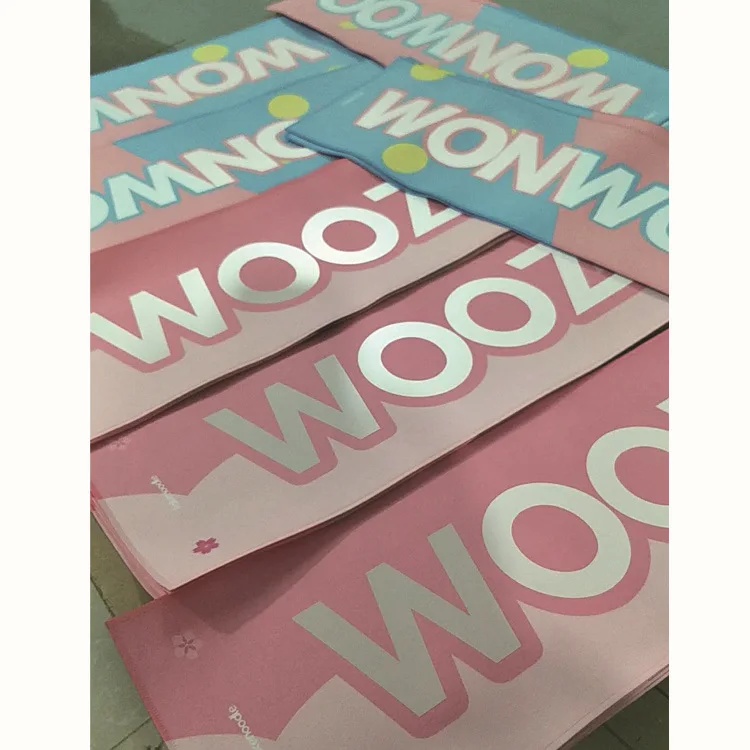 Custom Suede Kpop Slogan with Reflective - Quick-Dry Towel