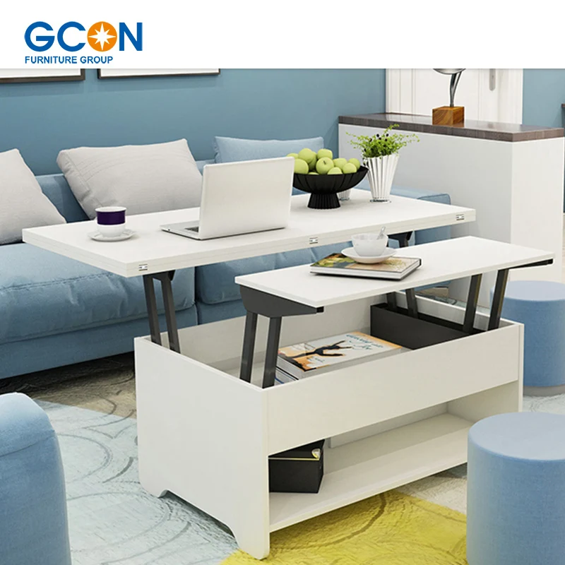 Space Saving Hotel Coffee Table Foldable Dinning Table Furniture