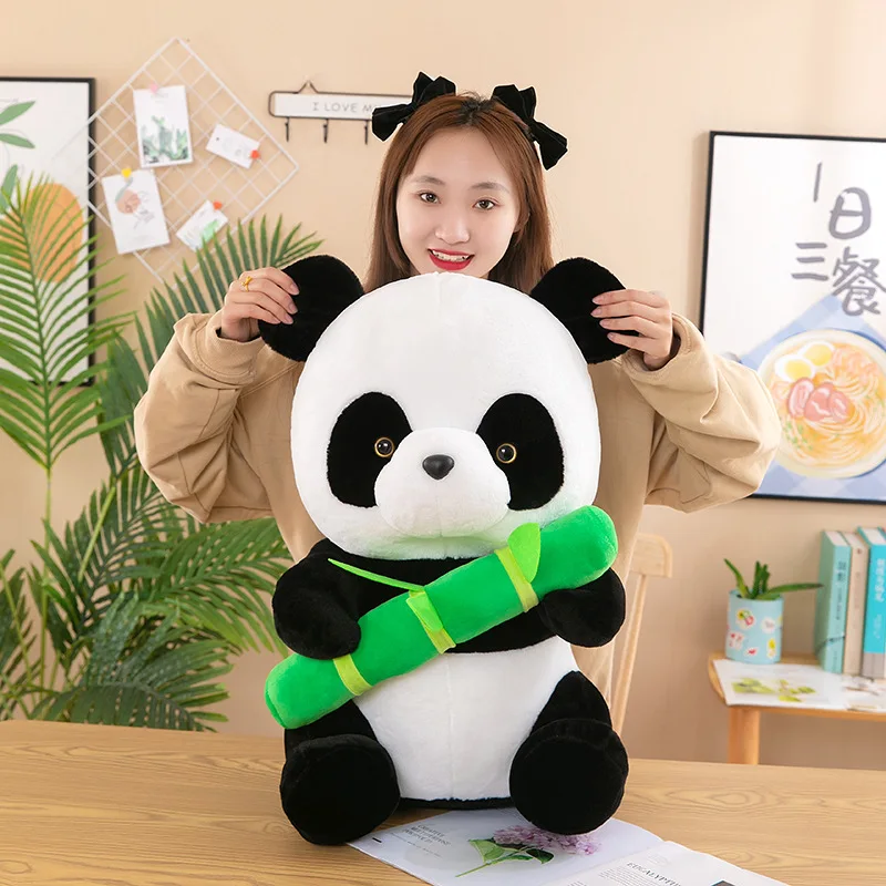 Cute Bamboo Panda Doll Soft Plush Toy for Kids Adults