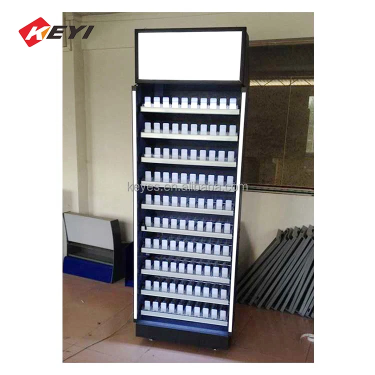 Flip Flap Tobacco Cigarettes Shelves Pusher System Display Stand ...