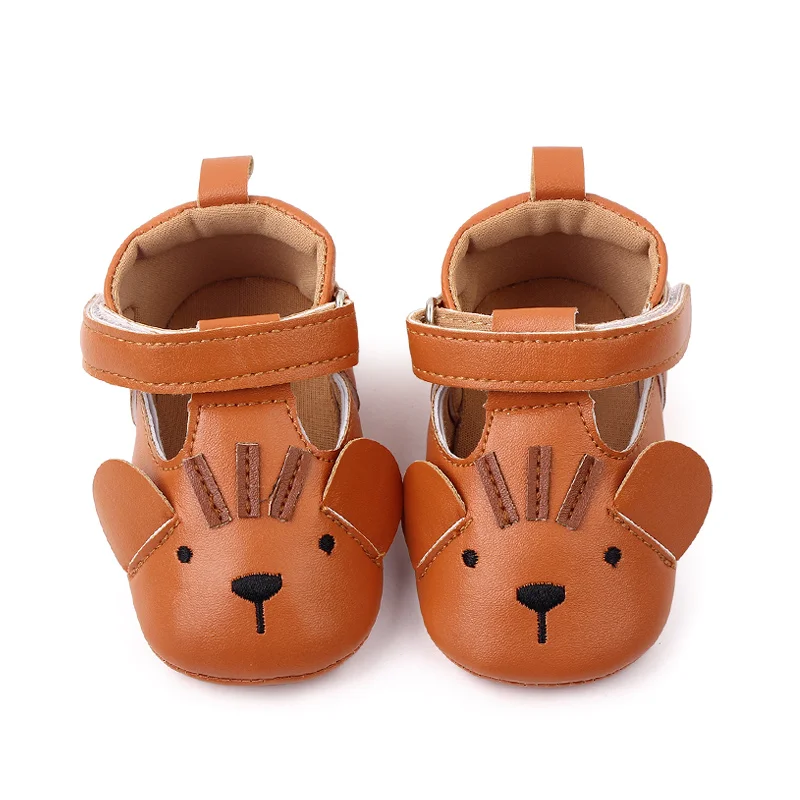 New Arrival Soft PU Leather Cute Animal Babt Toddler Newborn Shoes First Walking Prewalker Shoes manufacture