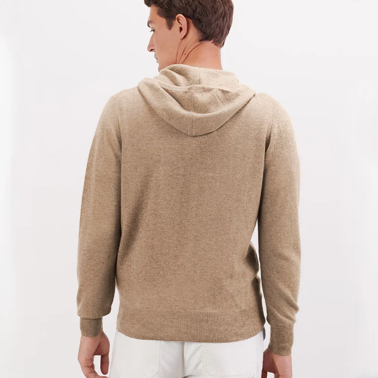 Ainear High Quality Custom Logo Men Long Sleeve Zipper Sweater With ...