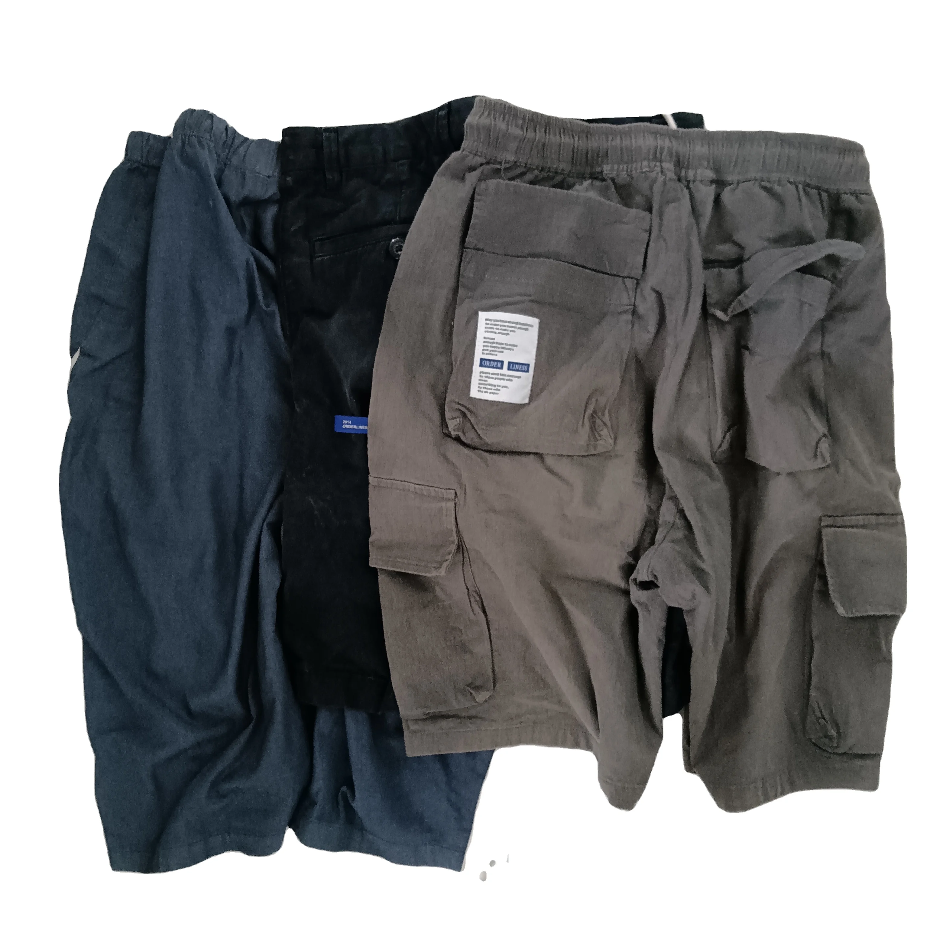 High Quality Used Men Short Pants Second Hand Mixed 2nd Cargo Shorts
