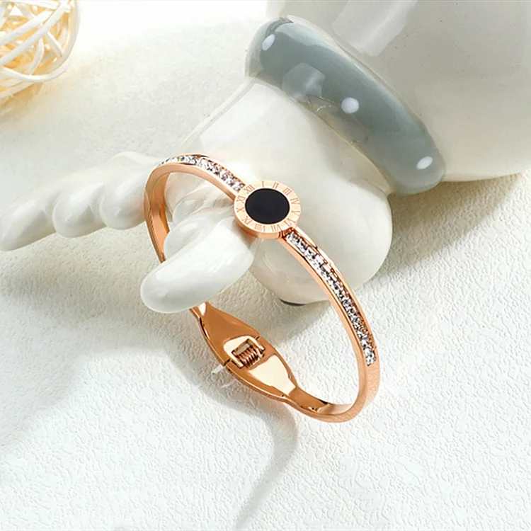 Roman Numeral Charm Branded Designer Inspired Fashion Jewelry Zircon