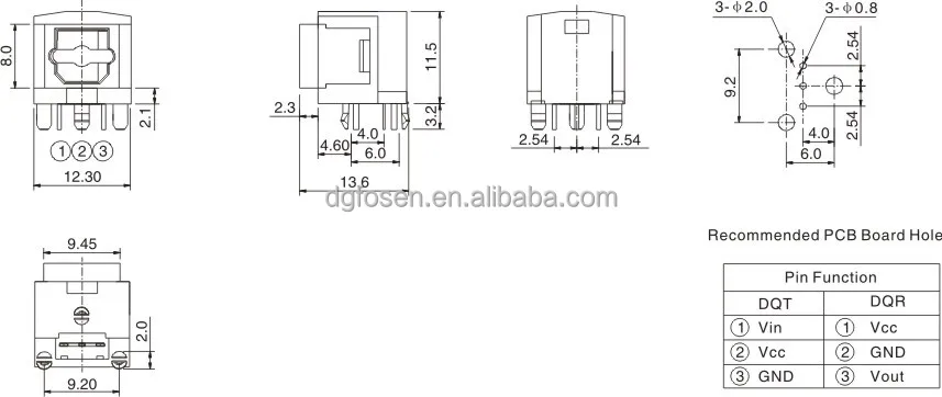 Good Quality Optical Pcb Connector Optical Fiber Connector Jack