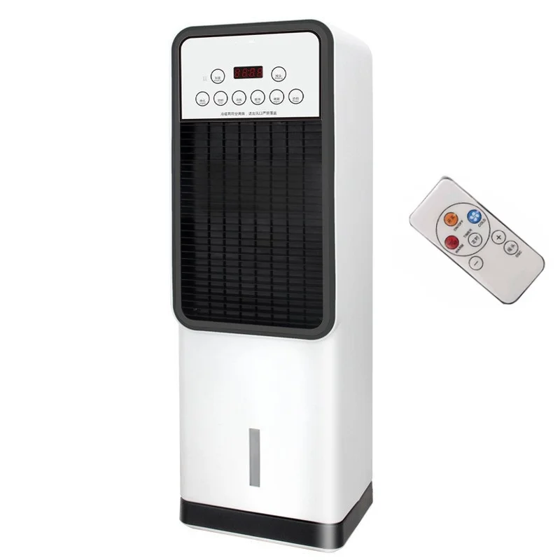 Mini climatizzatore combinato riscaldamento/raffreddamento con 4 modalità, 3 velocità, display a LED, timer, telecomando touch. Ideale per dormitori, hotel e forniture all'ingrosso._voghion.com