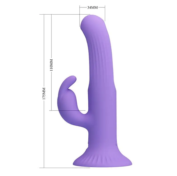 Neues Design Handfreier Silikon G-Punkt Vibrator mit 4 Flgelschlgen