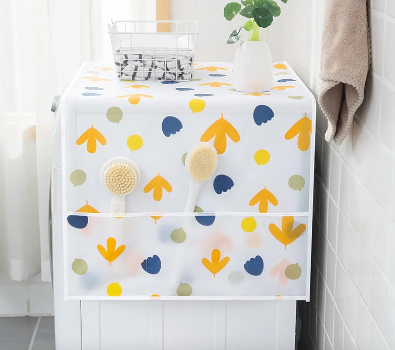 PEVA Fridge waterproof storage hanging bag refrigerator dust guard Dustproof  cover