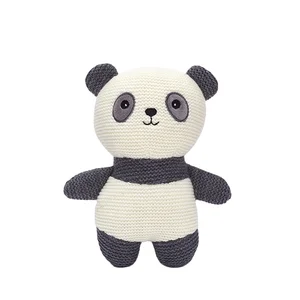 Handmade Custom Crochet Animal Toy-New Arrival Panda Plush Stuffed Crochet Toy