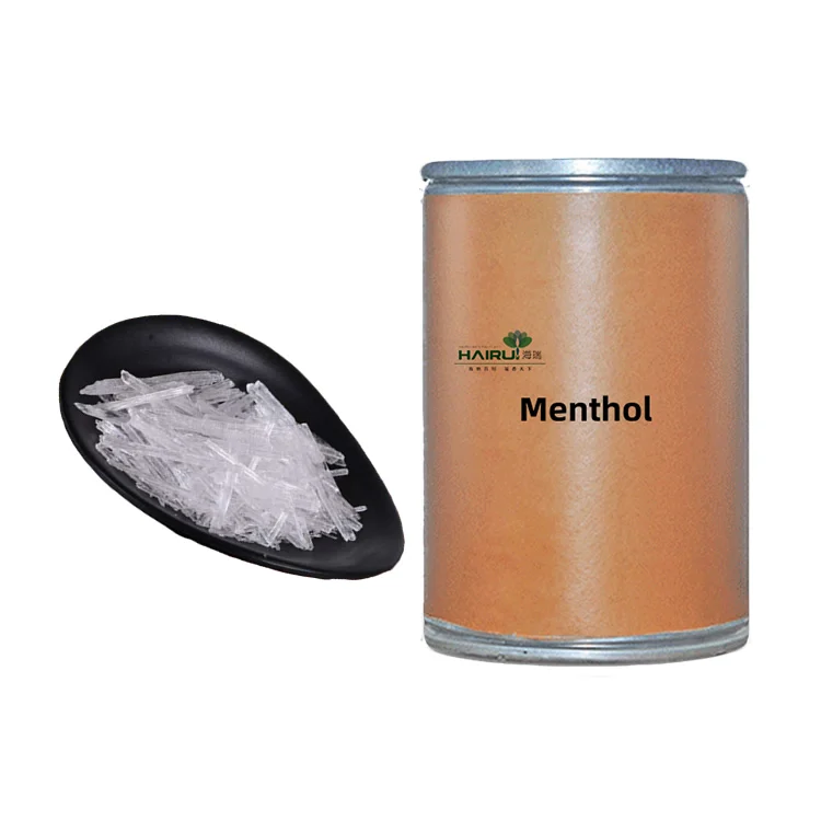 elfbar nachfüll pod läuft aus Cristal de Menthol de tambour de carton de 25KG pour Agent d'arôme de  Menthol