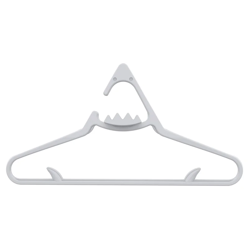 SOLELY Factory's Hot sale Kids' Clothes Hanger with Shark Design Wardrobe Balcony Bathroom Living room