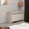 Modelo de dos puertas - café con leche - cojín color caqui - 80 cm