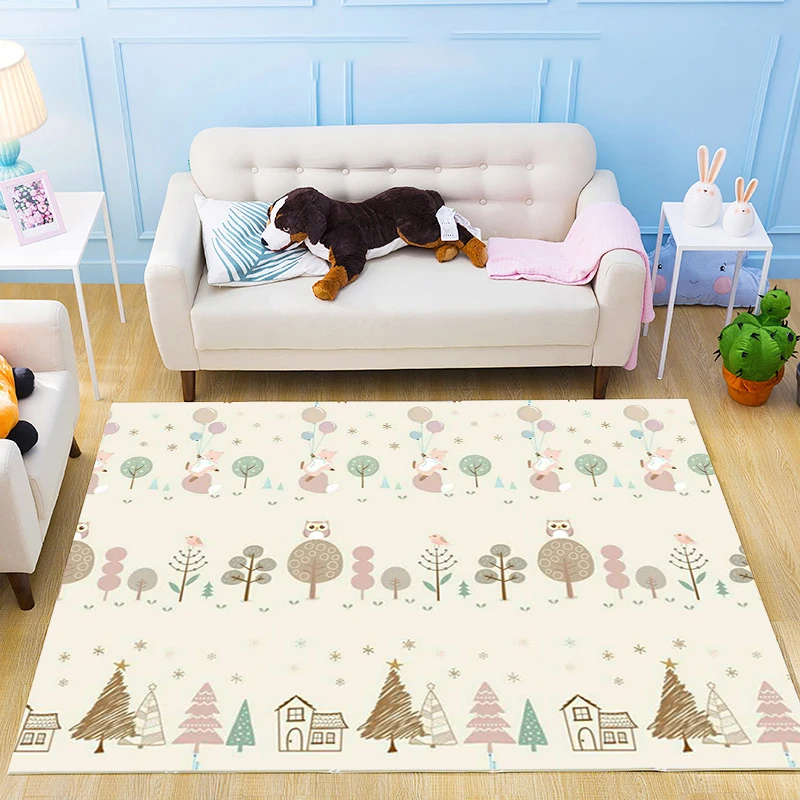 
 Игровые коврики Doubleside, детский коврик для ползания, складной детский игровой коврик  