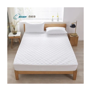 50% Polyester50% Cotton Water Proof  Mattress Protector Bed Cover Quilted Waterproof  Mattress Cover
