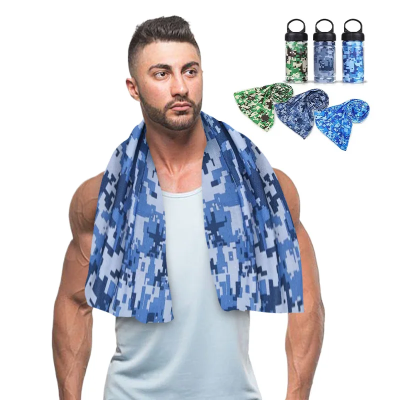 Gym sports towel quick dry custom microfiber cool cooling sports ice towel