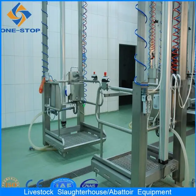 Cattle Cow Pneumatic Lift Platform for Cattle Slaughterhouse