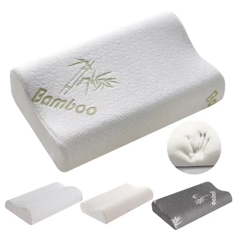 Low MOQ Bed Cervical Neck Rest Orthopedic Coccyx Contour Cervical Memory Foam Pillow for Adult Sleeping
