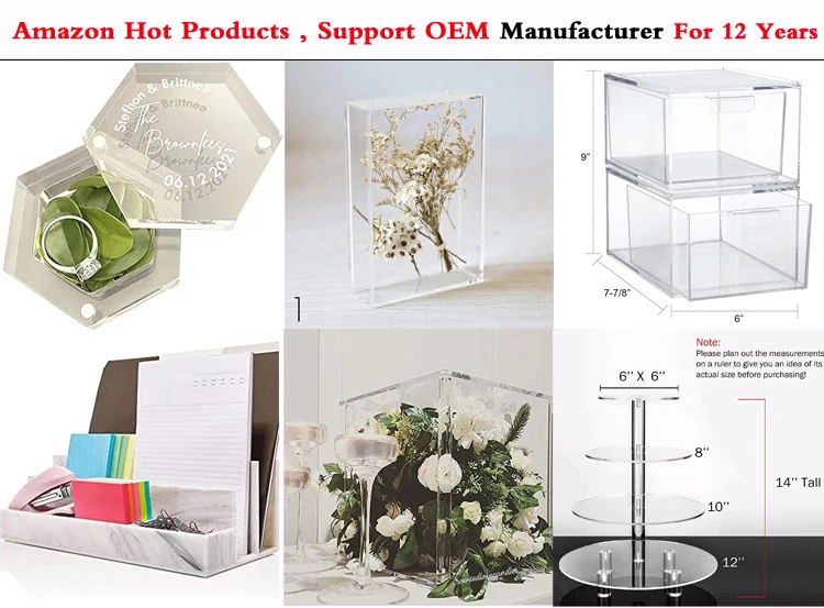 Custom Clear Acrylic Display Locking Clear Acrylic Display Case