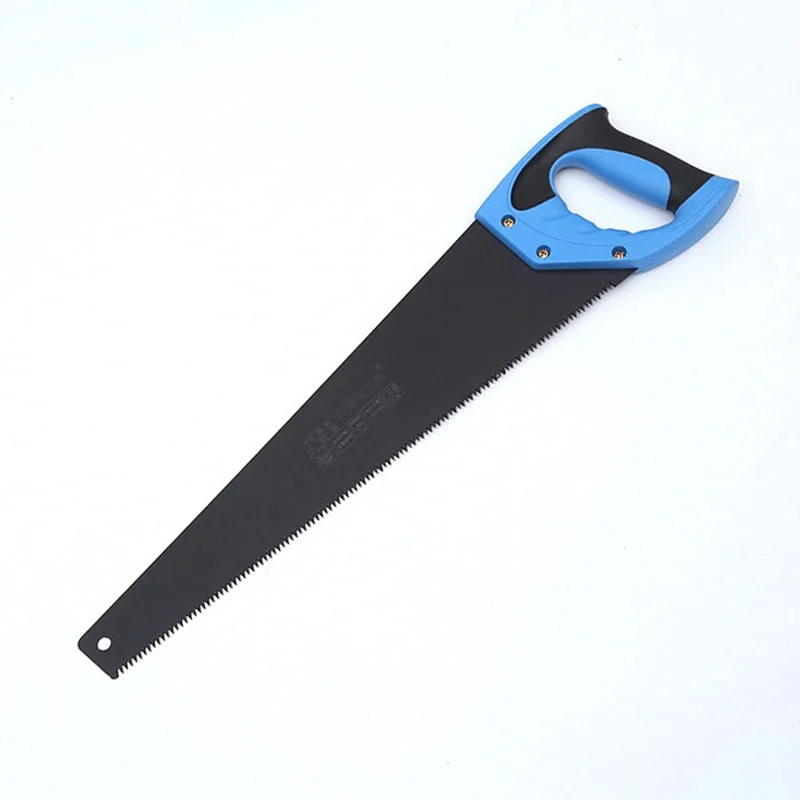 Factory price wooden handle Hand Saw with oval hole on the blade