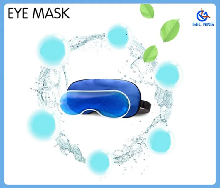 Customized Ice Pack Gel Hot Cold Patch Compress Adjustable Gel Eye Mask