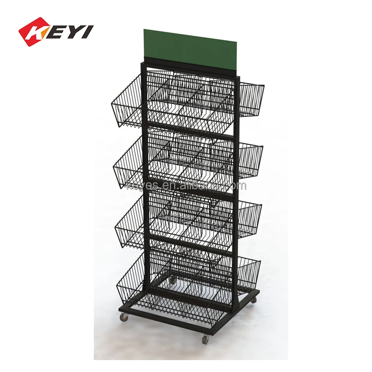Modern Artificial Marble Metal Slab Sliding Tower Display Stand with ...