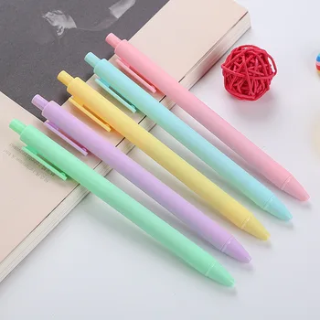 Promotional Student Macaron Ballpoint Pen Refill Souvenir Ball Point Plastic Ballpoint Pen For Children