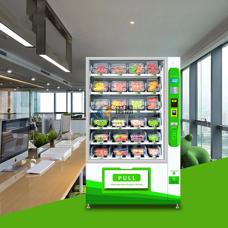 24 Hours Multiple Operated Vending Machine For Foods And Drinks Combo