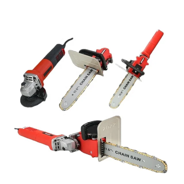 Industrial Grade DIY Electric Chain Saw Angle Grinder Integrated Cut Grind Polish Functions Attachments Customized OEM Support